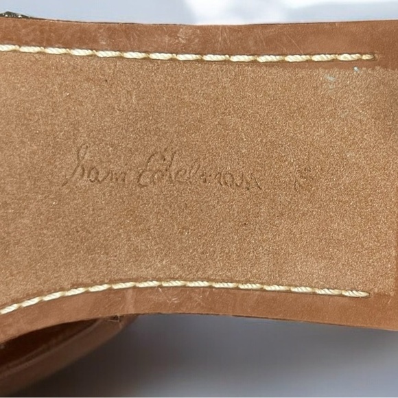 🌻NEW NWOT Sam Edelman Issie Silver Embellished Knotted Slide Sandals Size 8.5 - Picture 11 of 14